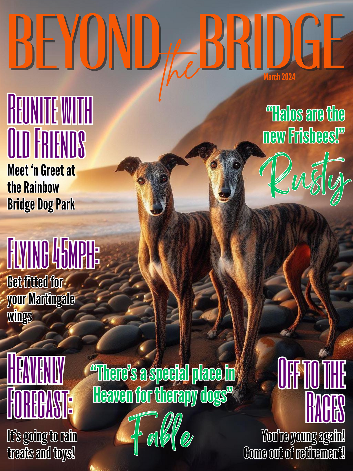 Personalized Beyond the Bridge Magazine Cover Poster