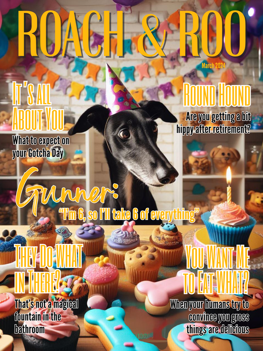 Roach & Roo Magazine Featuring Gunner