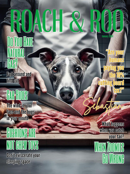 Customize Your Top Dog's Roach & Roo Cover Here (framed)